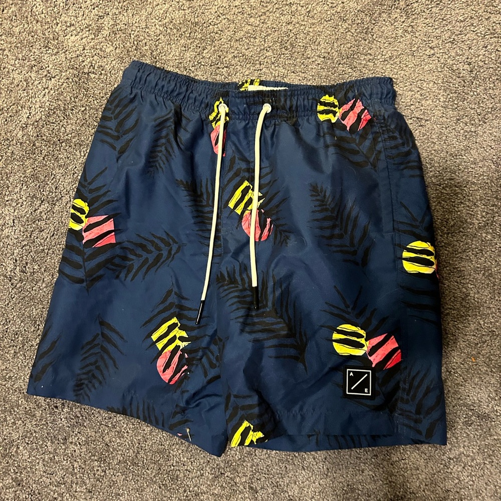 American eagle swim trunks, 8 inseam size S